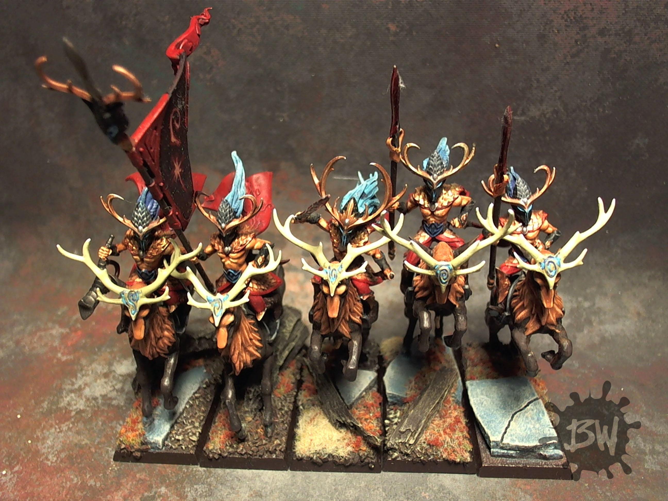 Age Of Sigmar, Warhammer Fantasy, Wild Riders, Wood Elves Wild Riders